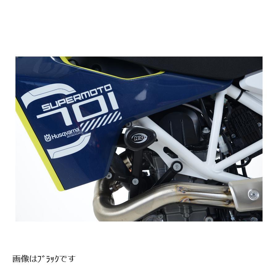 R\u0026G フレームスライダー エアロクラッシュプロテクター ホワイト HUSQVARNA 701Enduro 701Supermoto_2