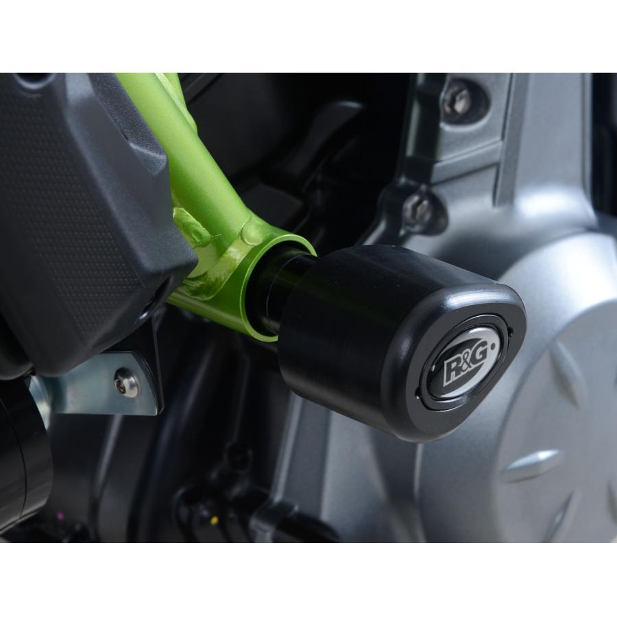 R\u0026G エアロクラッシュプロテクター ブラック Z650 NINJA650 ニンジャ650_1