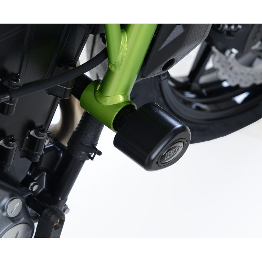 R\u0026G エアロクラッシュプロテクター ブラック Z650 NINJA650 ニンジャ650_2