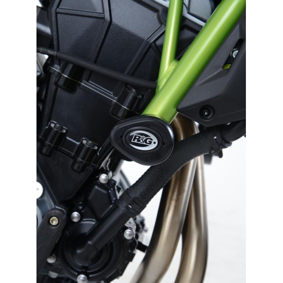 R\u0026G エアロクラッシュプロテクター ブラック Z650 NINJA650 ニンジャ650_3