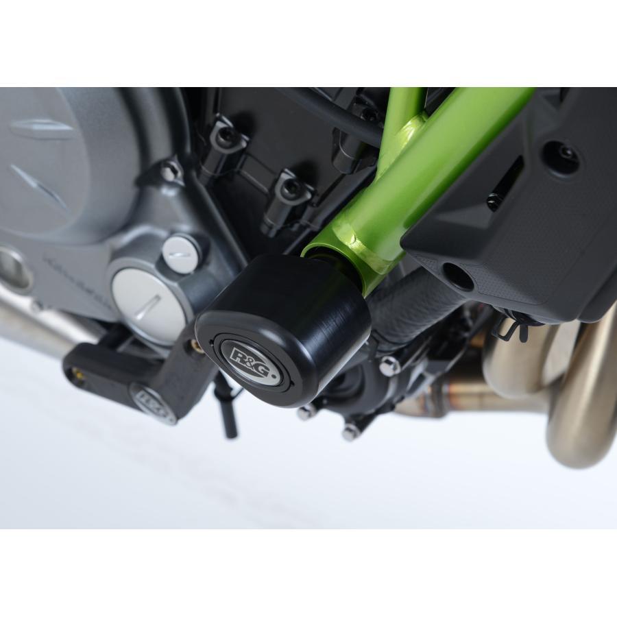 R\u0026G エアロクラッシュプロテクター ブラック Z650 NINJA650 ニンジャ650_6