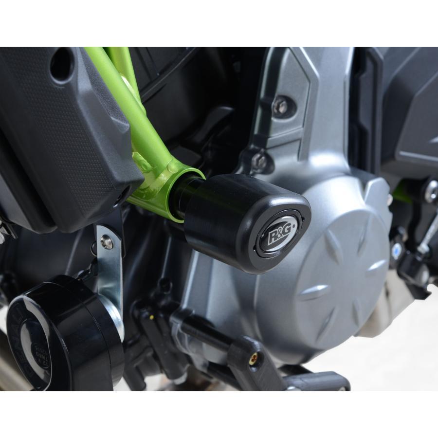R\u0026G エアロクラッシュプロテクター ブラック Z650 NINJA650 ニンジャ650_7