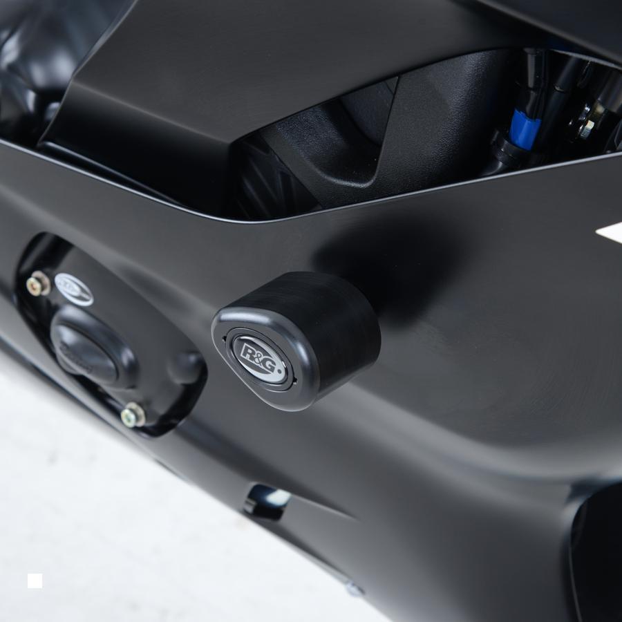 R\u0026G エアロクラッシュプロテクター ブラック YZF-R6 RG-CP0431BL_1