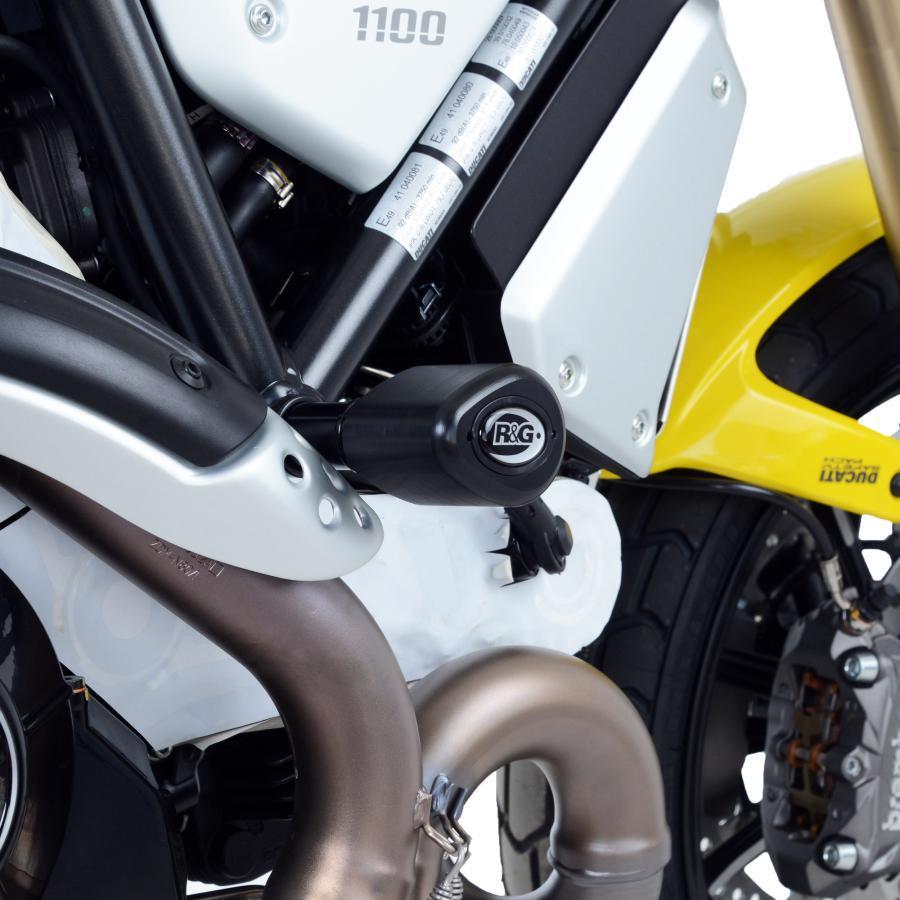 R\u0026G エアロクラッシュプロテクター ブラック DUCATI Scrambler1100 RG-CP0451BL