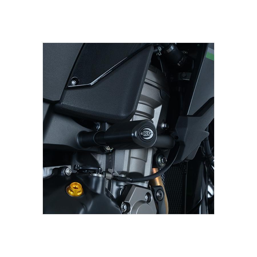 R\u0026G エアロクラッシュプロテクター ブラック KAWASAKI Versys1000 RG-CP0459BL