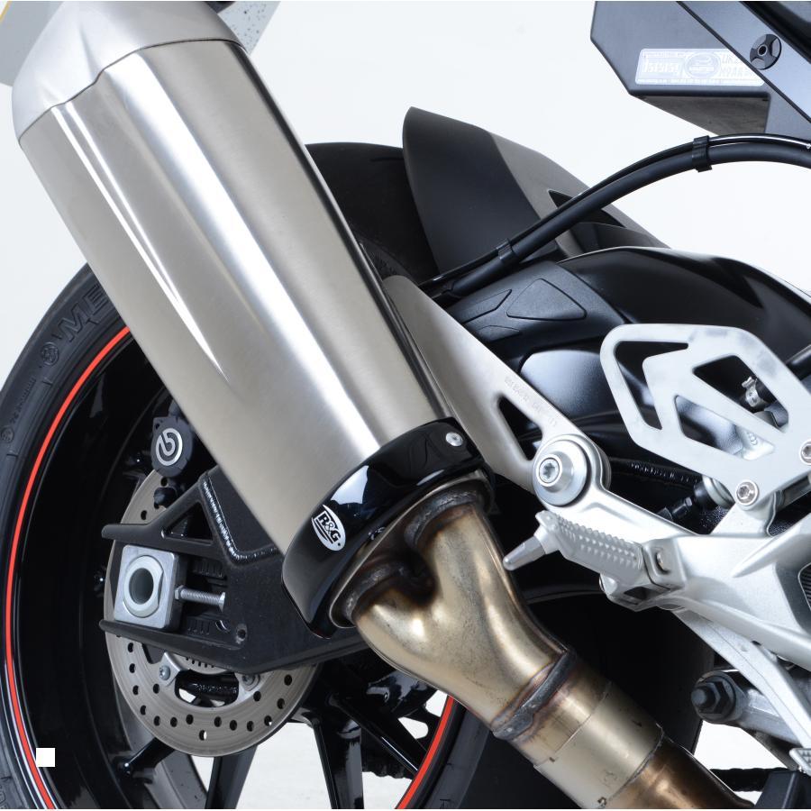 R\u0026G (アールアンドジー ) エキゾーストプロテクター ブラック BMW S1000RRの画像