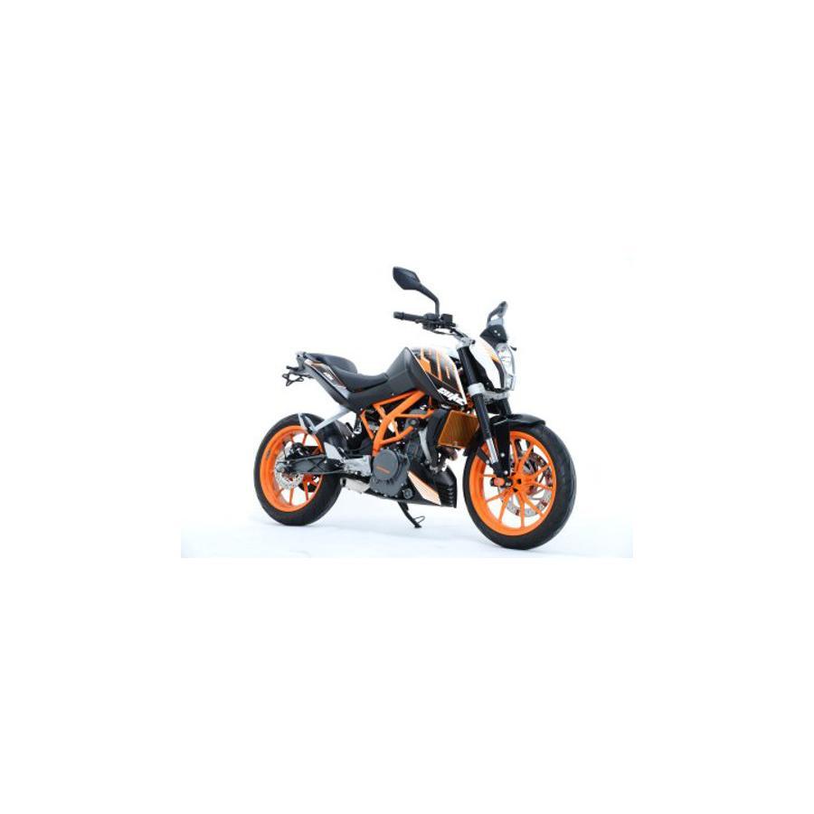 たさん専用　gクラフト 3.5J 10インチ R＆G（アールアンドジー） フェンダーレスキット ブラック 125 DUKE