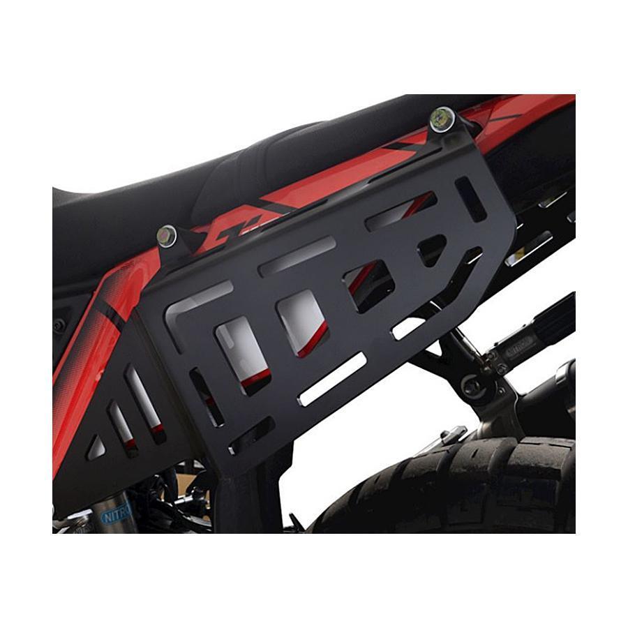R＆G（アールアンドジー） ラゲッジサイドレール ブラック Tenere700