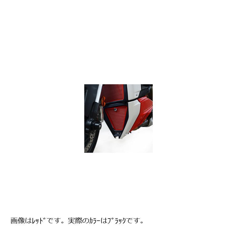 R＆G - R\u0026G (R\u0026G ) オイルクーラーガード 黒いこと DUCATI Streetfighter V4