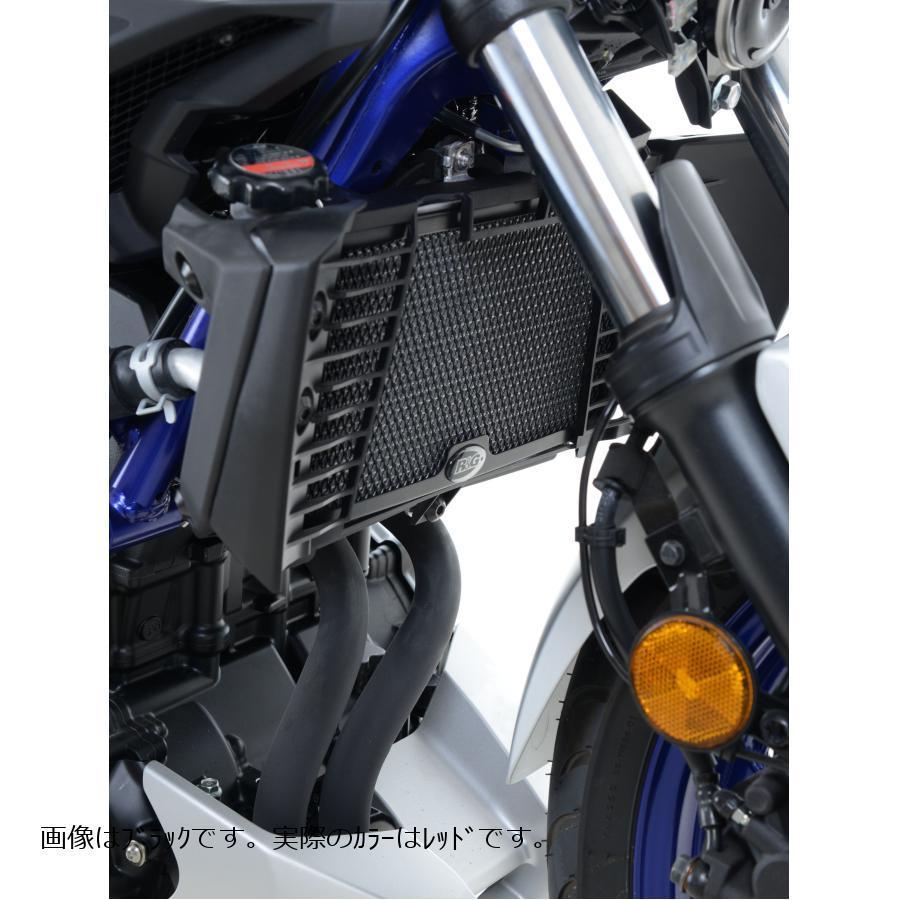 R&G ラジエターガード レッド YZF-R25/R3｜rubbermark｜02