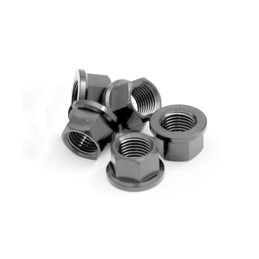 R\u0026G(R\u0026G) チタンスプロケットナット PVDブラック M10X1.5 5PCS