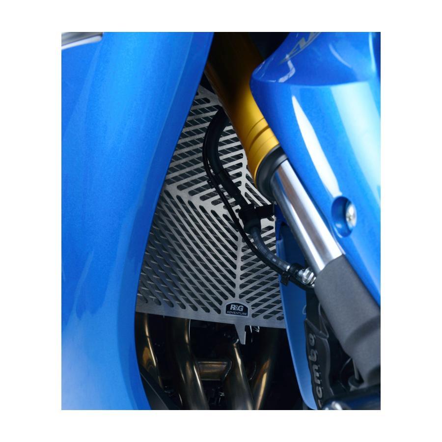 R＆G（アールアンドジー） ステンレス ラジエターガード シルバー GSX