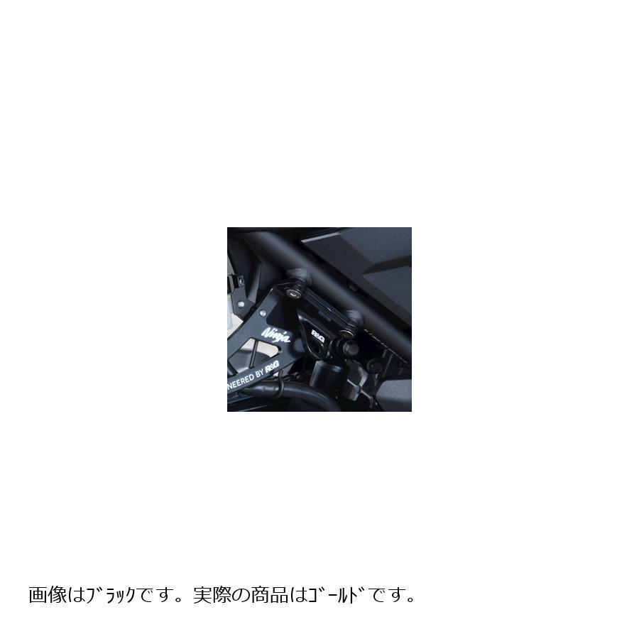 R\u0026G タイダウンフック 左右セット ゴールド KAWASAKI Ninja250 Ninja400 ニンジャ400 RG-TH0021GO