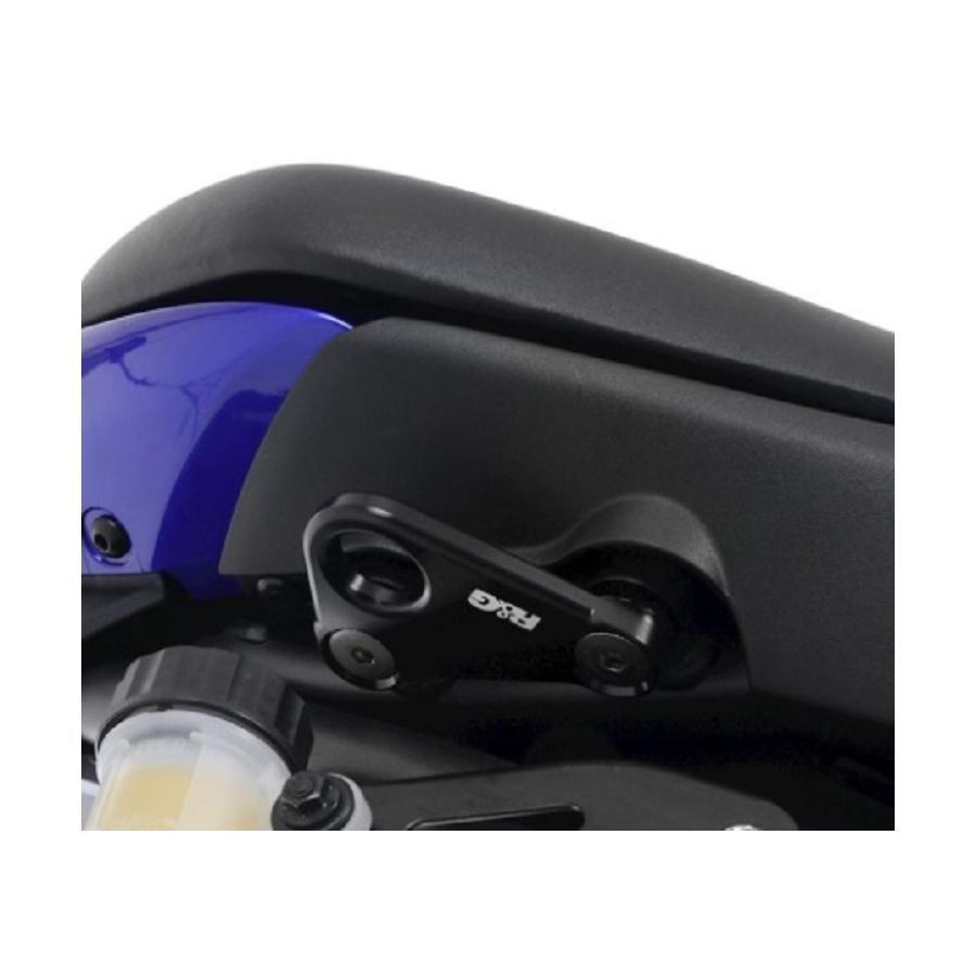 R＆G - R\u0026G タイダウンフック 決定づける仕掛ける 黒いこと YZF-R7 22- 車、バイク、自転車-外装パーツ-バイク