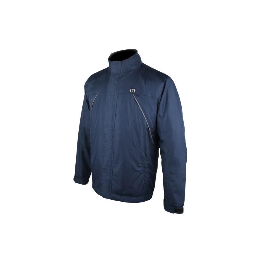 バイク用ジャケット ネイビー/ホワイト