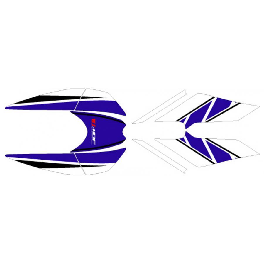 ステッカー デカール MDF ストロボ タンク ブルー YZF-R6 08-16｜rubbermark｜02