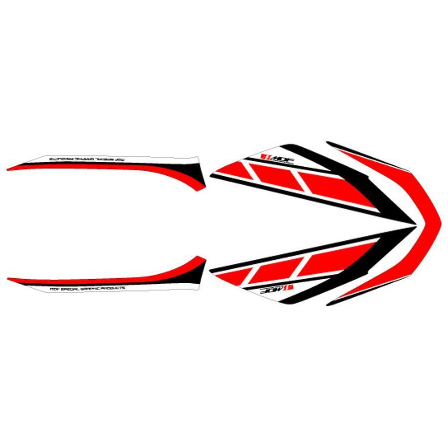 ステッカー デカール MDF グラフィックキット ストロボ RED Fトップセット NMAX :3608-MNMAX-D-RD-FT:バイク・車パーツ  ラバーマーク - 通販 - Yahoo!ショッピング