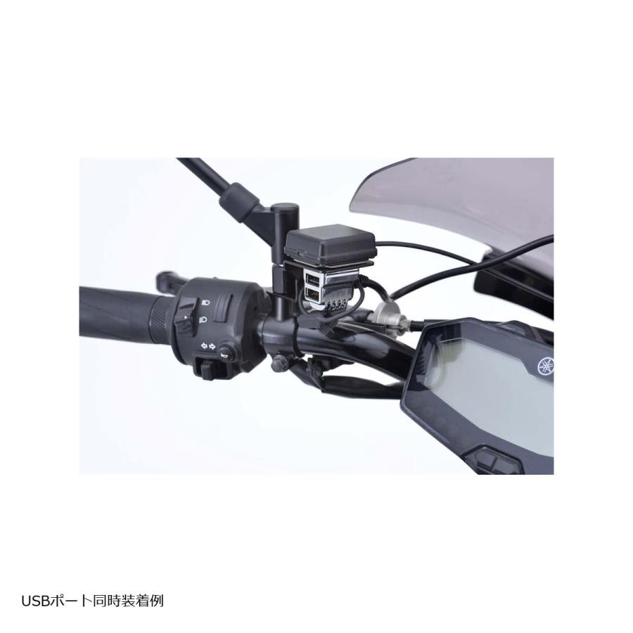 バイク用　ETC2.0 アンテナステー付 plot（プロト） ETC アンテナステー Cタイプ バイク用 ETC2.0対応 M10