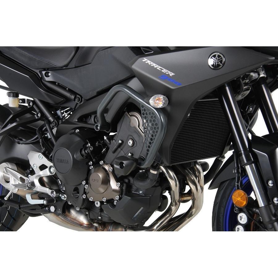 エンジンガード ヘプコ＆ベッカー アンスラサイト パッド付 Tracer900/GT 18 MT09 Tracer_1