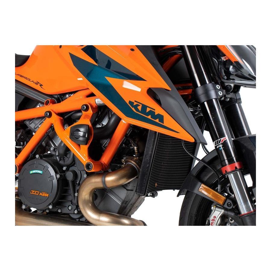 ヘプコ&ベッカー エンジンガード オレンジ 1290 スーパーデューク Super Duke R