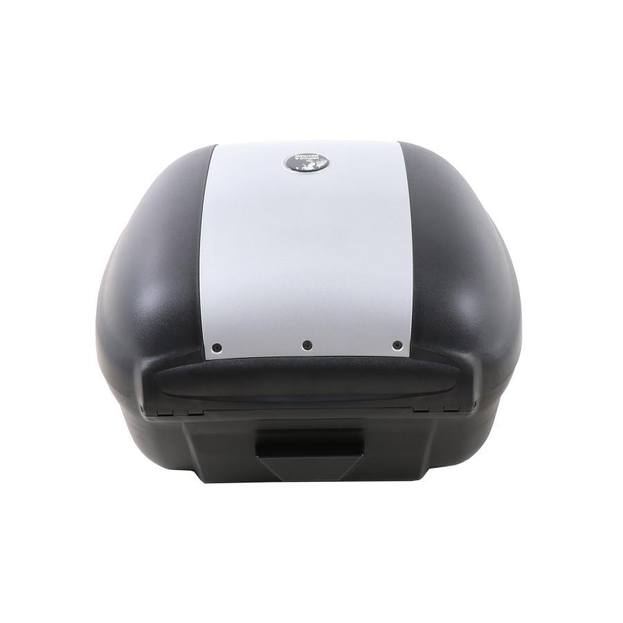 ヘプコ\u0026ベッカー ジャーニー(JOURNEY) トップケースTC40 ポリプロピレン 38L ブラック シルバー 610088-0009の画像