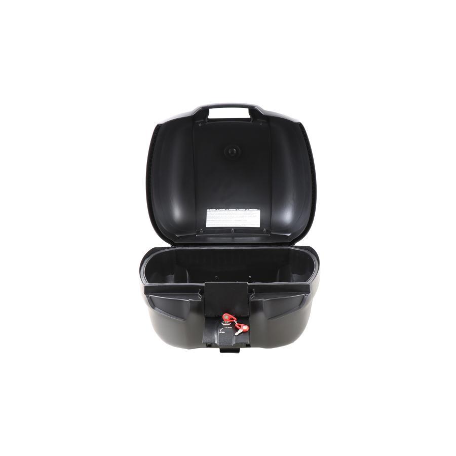 ヘプコ\u0026ベッカー ジャーニー(JOURNEY) トップケースTC40 ポリプロピレン 38L ブラック シルバー 610088-0009の画像