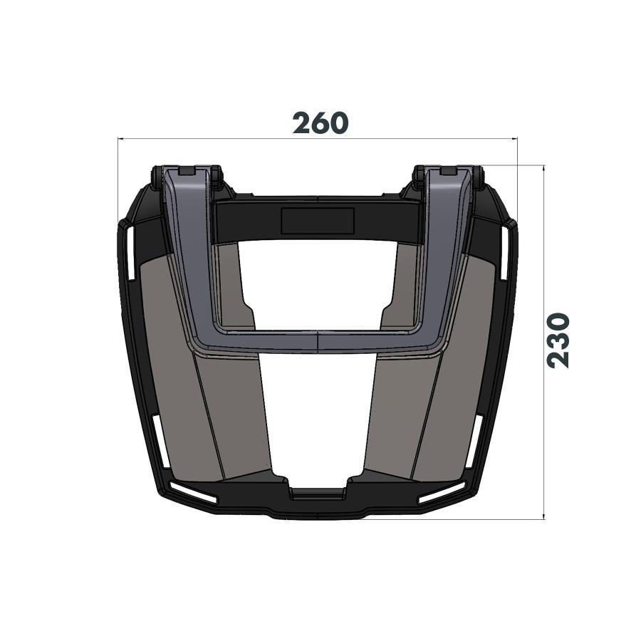 ヘプコ\u0026ベッカー トップケースキャリア EASYラック ブラック ムルティストラーダ Multistrada V4S S Sport 6627614 01 01の画像