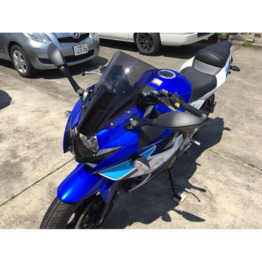アクリポイント スクリーン ストリート スモーク GSX250R 17 : バイク
