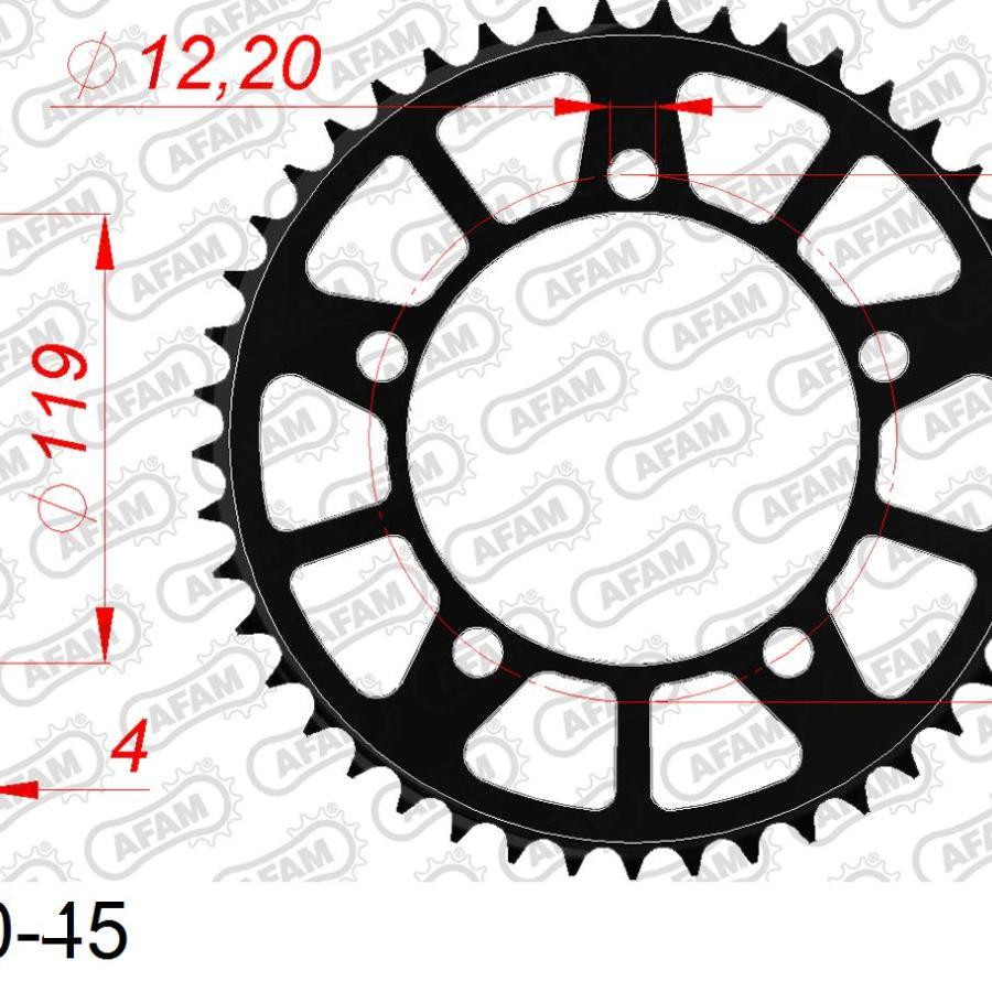 AFAM (アファム) Rスチールスプロケット 525-46 BMW M1000RR/S1000R