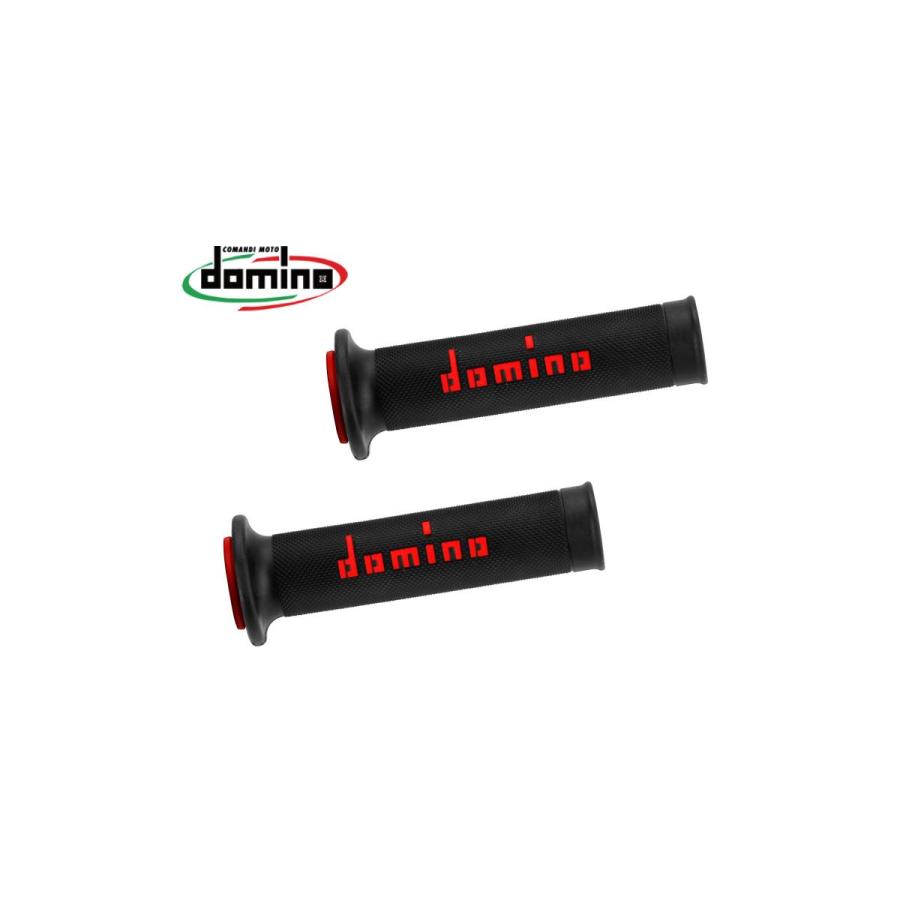 domino（ドミノ） グリップ レースタイプ ブラックXレッド A01041C4240