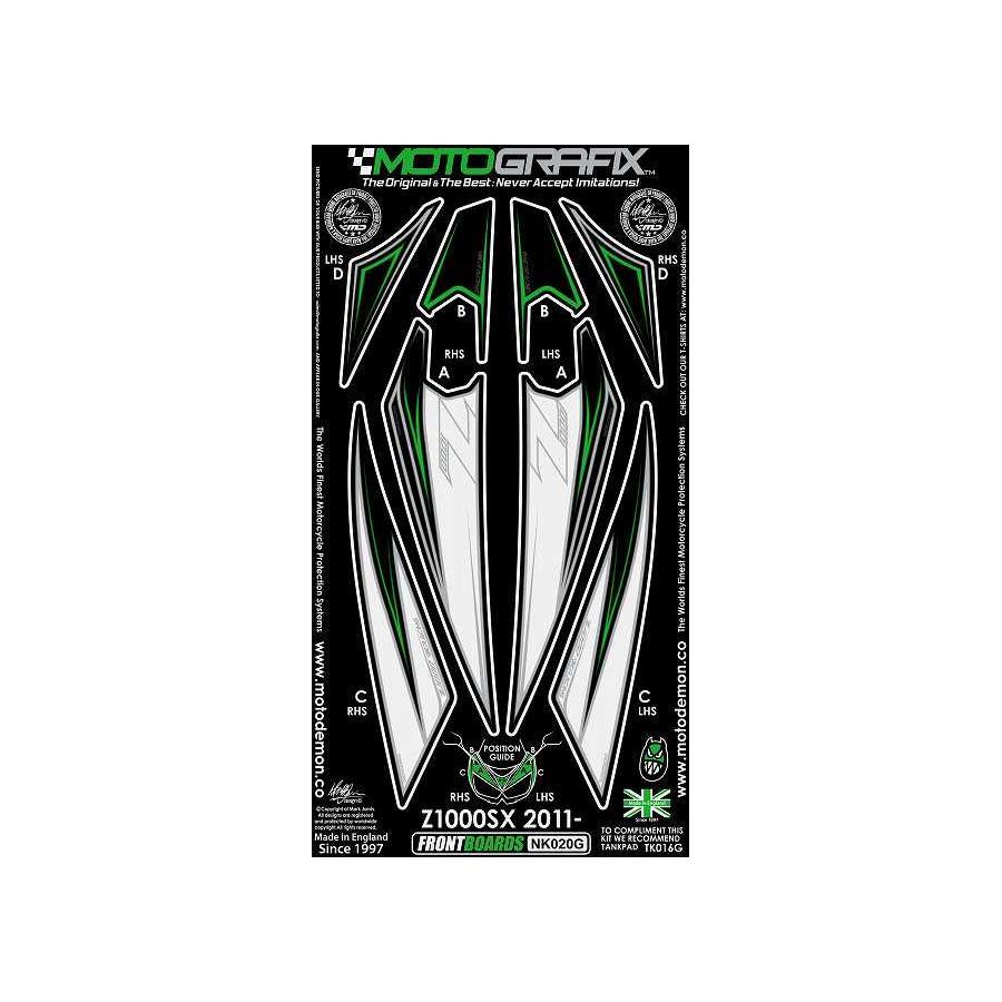 モトグラフィックス ボディパッド FRONT Ninja1000/Z1000SX MT-NK020G