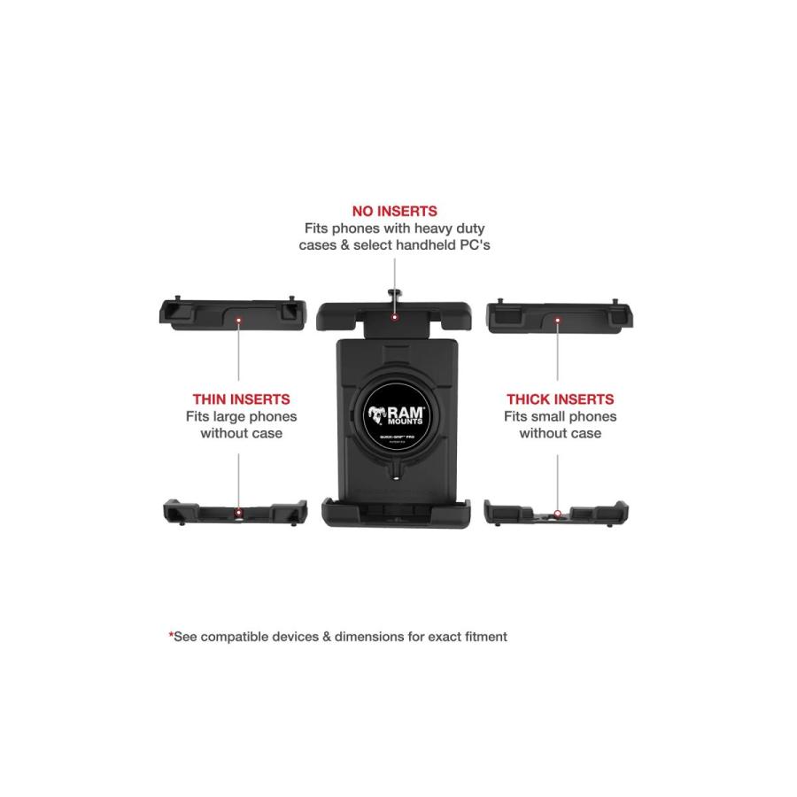 【数量限定】ラムマウント(Ram Mounts)クイックグリッププロ クレイドル RAM MOUNTS（ラムマウント） クイックグリッププロ クレイドルホルダー