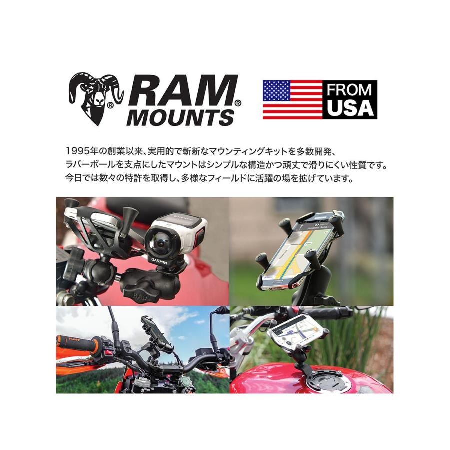 RAM MOUNTS(ラムマウント) シートメイトセット PCマウント RAM-SM1-234-3_1