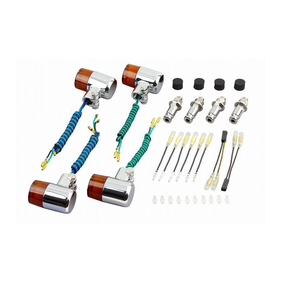 ポッシュフェイス キャスト71ウインカーキット オレンジ ZEPHYR400