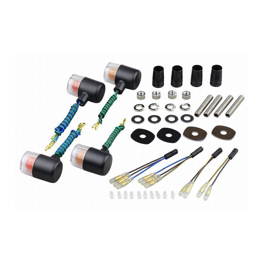 ポッシュフェイス 71ウインカー一揃いの道具 黒いこと/せつ然たる ZEPHYR750 ゼファー750 RS 031692-56