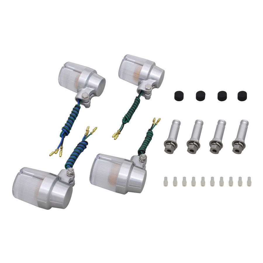 ポッシュフェイス SBウインカーキット シルバー/クリア XJR1300 XJR400 R 060494-23