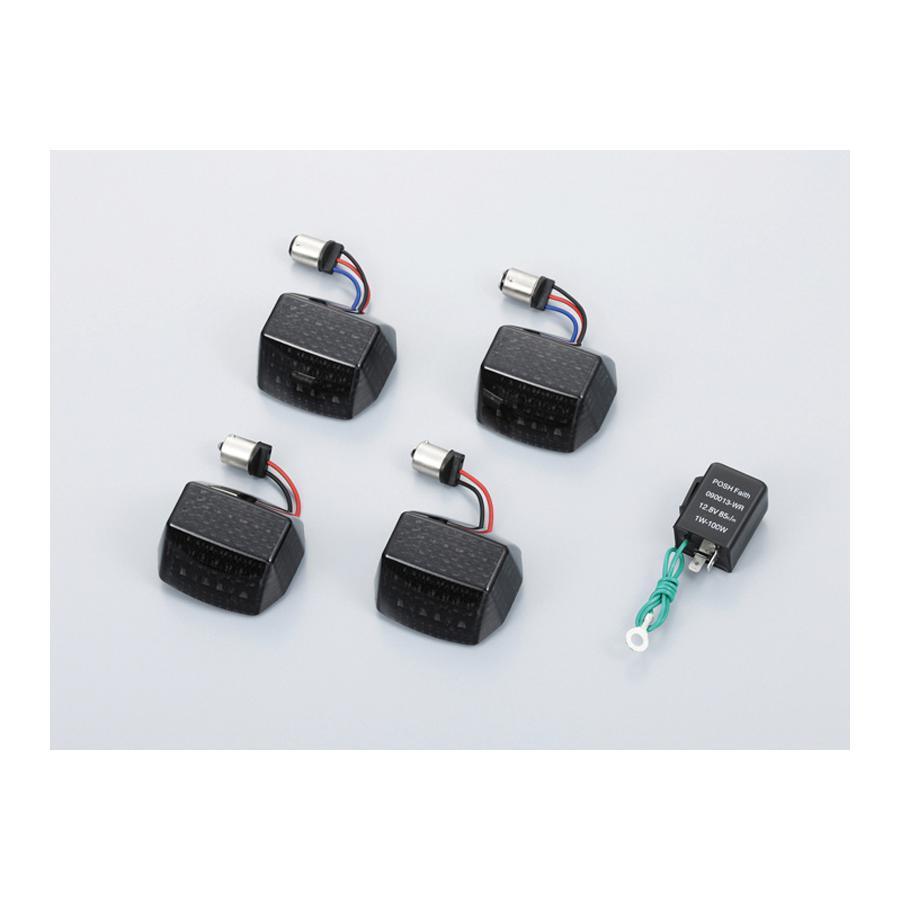 ポッシュフェイス LEDコンバージョンキット スモーク ZRX400 ポッシュフェイス LEDコンバージョンキット スモーク ZRX400