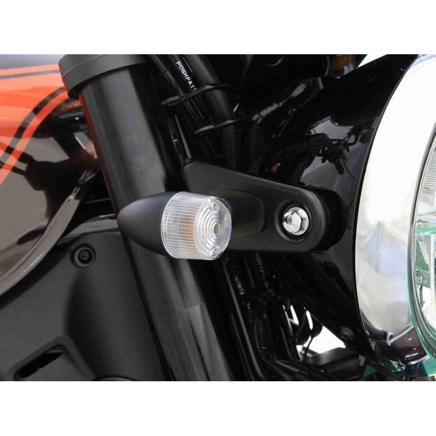 ポッシュフェイス 砲弾ウインカーキット ブラック/クリア Z900RS CAFE