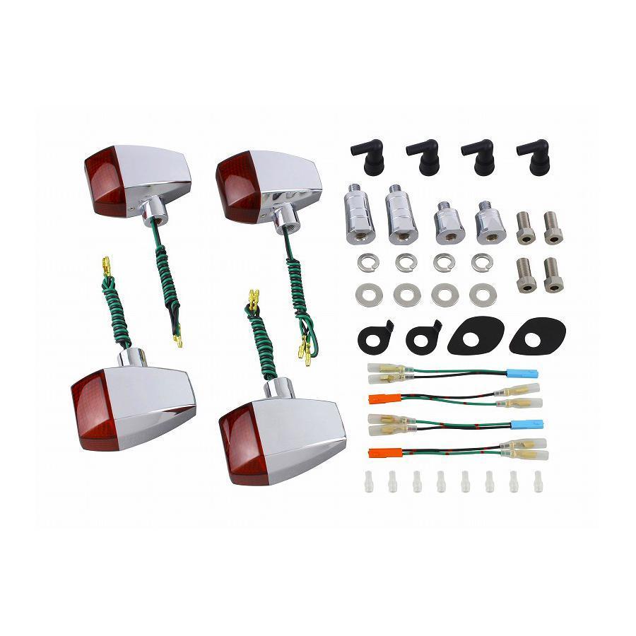 Hitten「春」 ポッシュフェイス ZRウインカーキット メッキ/オレンジ CB1300SF