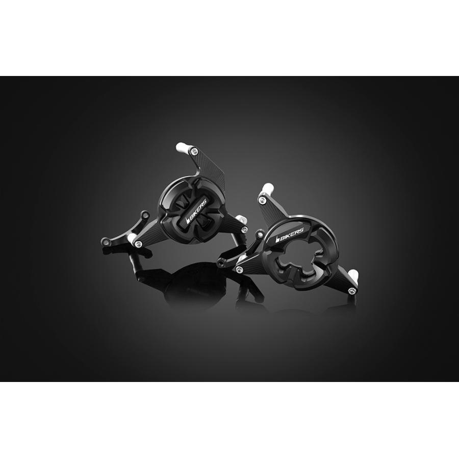 BIKERS（バイカーズ） エンジンガード 左右 ブラック CB250F H0140-BLK