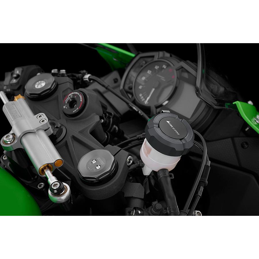 BIKERS バイカーズ マスターシリンダーキャップ ZX-6R グレー