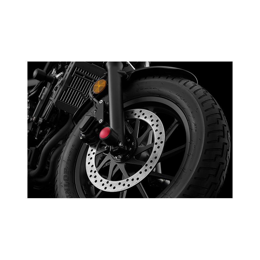バイカーズ フロント アクスルプロテクター M.レッド レブル レブル500/250の画像