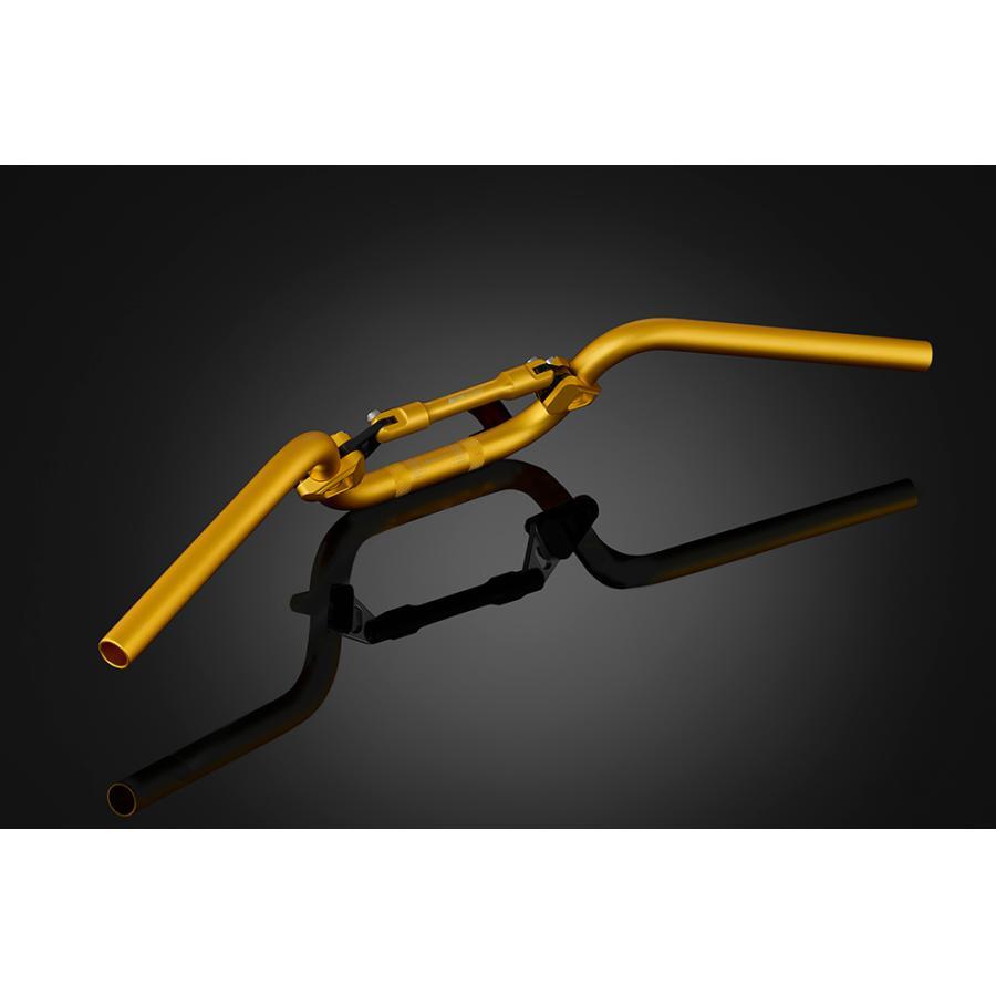 BIKERS（バイカーズ） アルミバーハンドル ブレース付 ライトゴールド