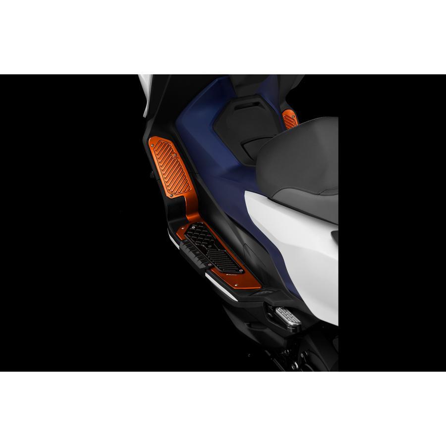 BIKERS (バイカーズ) フットプレート オレンジゴールド/ブラック FORZA H0546-OGD-BLK_2