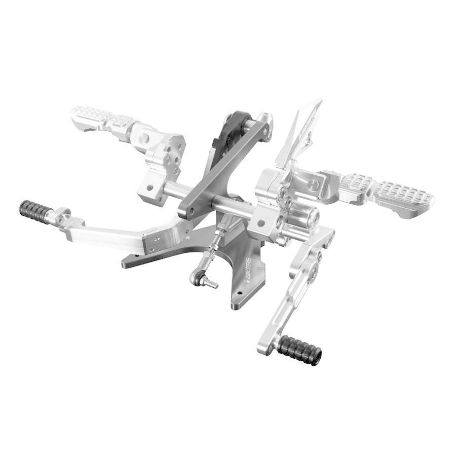バイカーズ バックステップ シルバー KSR PRO