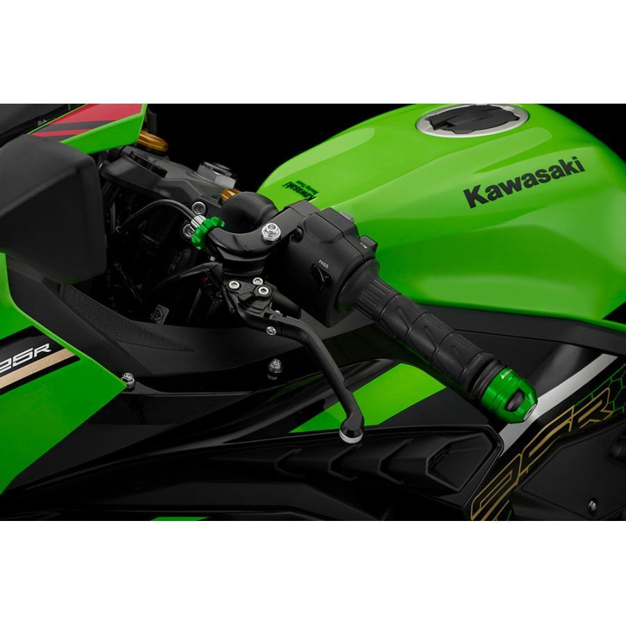 バイカーズ 純正ハンドル用バーエンド グリーン ニンジャ Ninja250R Ninja250 /Z800_3