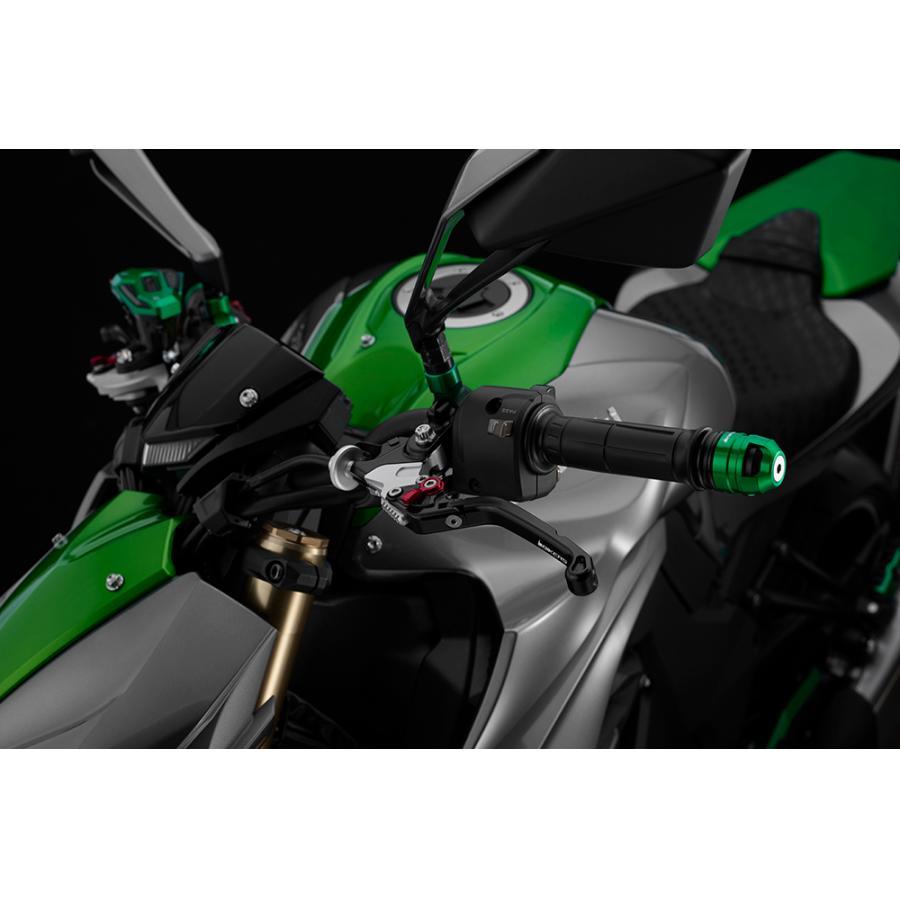 バイカーズ 純正ハンドル用バーエンド グリーン ニンジャ Ninja250R Ninja250 /Z800_5