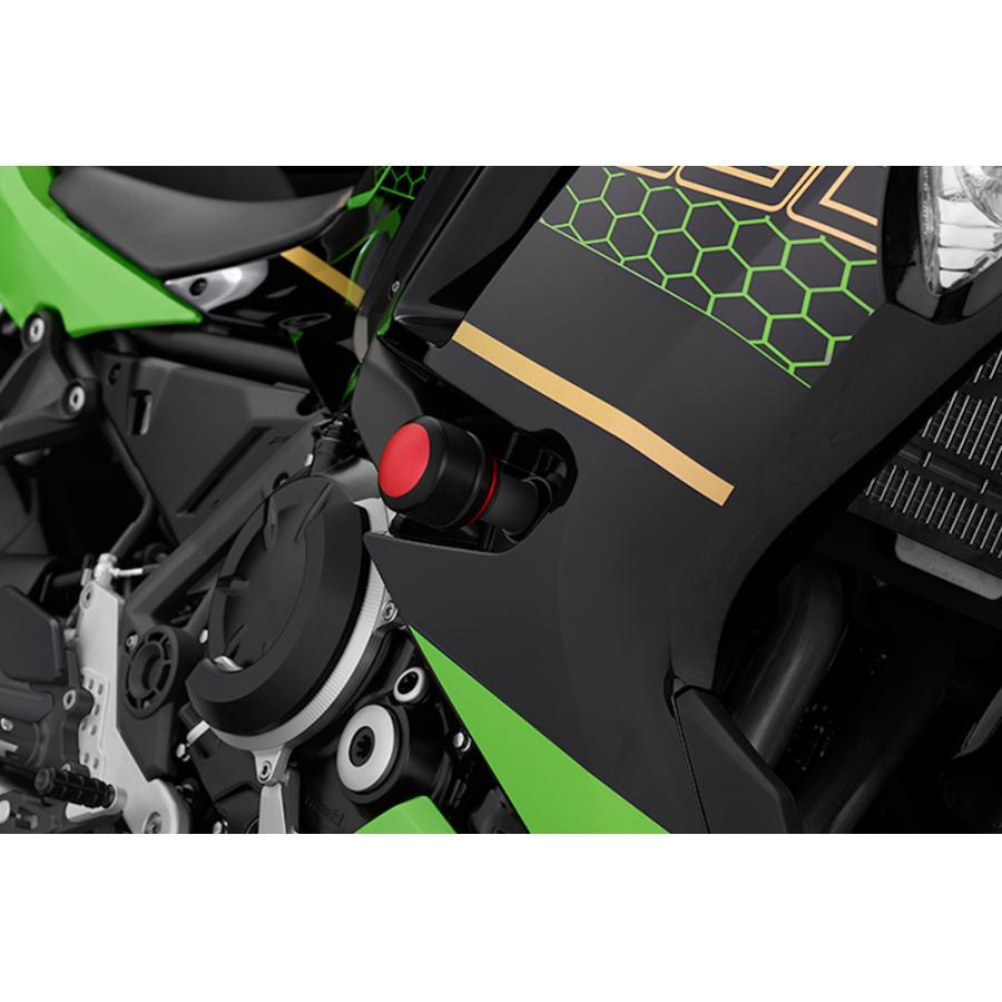 バイカーズ ボディプロテクター 左右 ニンジャ Ninja650 レッド_1