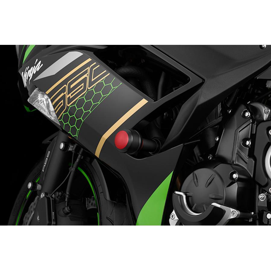 バイカーズ ボディプロテクター 左右 ニンジャ Ninja650 レッド_2