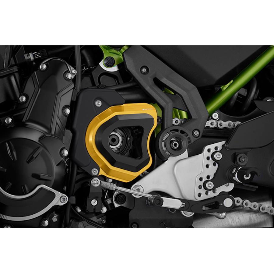 バイカーズ フロントスプロケットカバー ニンジャ Ninja650 L.ゴールド